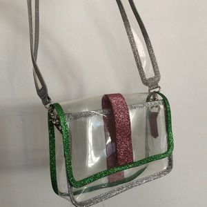 House of Harlow clear purse/clutch
